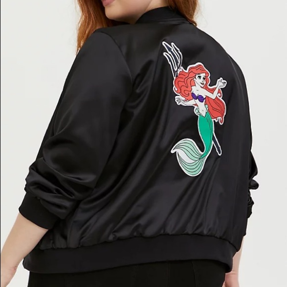Torrid Little Mermaid Disney jacket! 💜💚